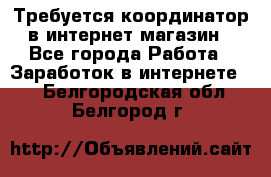 Требуется координатор в интернет-магазин - Все города Работа » Заработок в интернете   . Белгородская обл.,Белгород г.